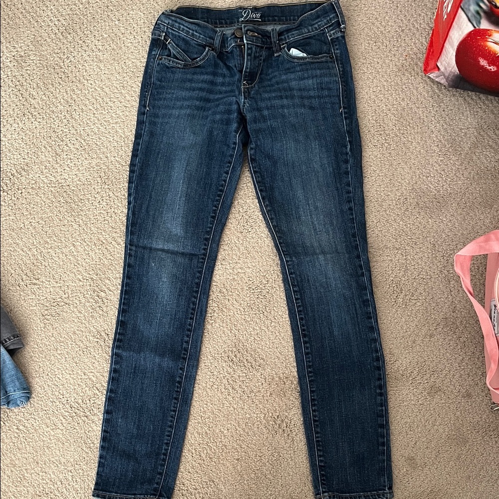 Old Navy Women's Dark Blue Skinny Jeans